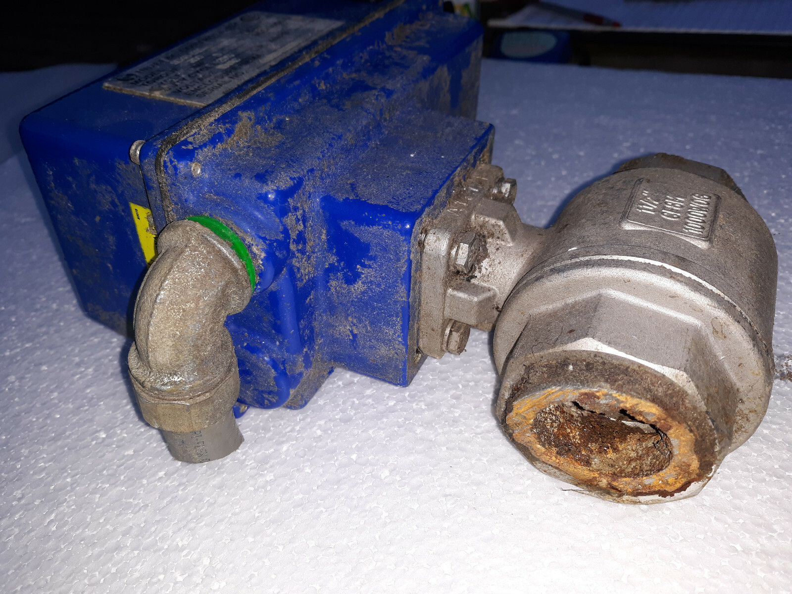 25LL53 INDELAC CONTROLS SD4B-51.5, PIPE WAS CUT OFF TOO CLOSE, FUNCTIONAL, P/R