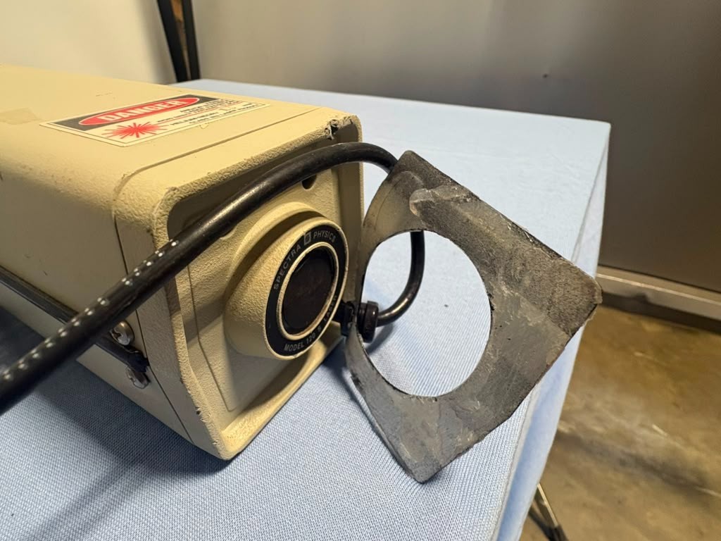Spectra-Physics Model 249 Exciter w/ Helium-Neon Laser Stabilite 120S