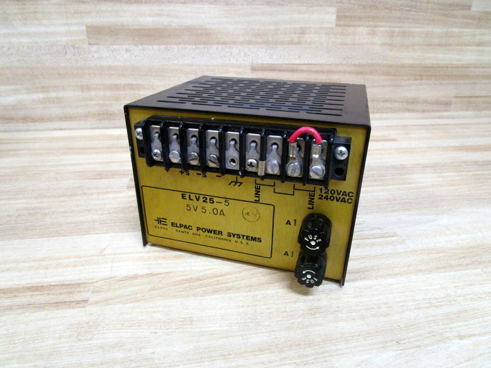 Elpac ELV25-5 Power Supply Missing Terminal Screw