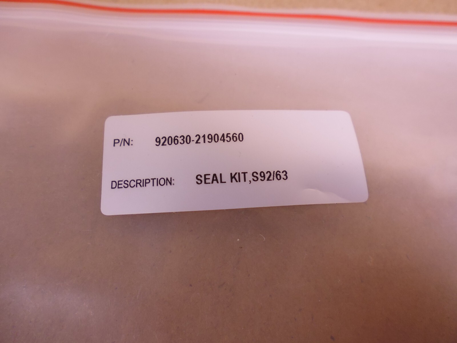 Bray 920630-21905536 Bearing Kit S92/63 + Seal Kit S92/63 920630-21904560