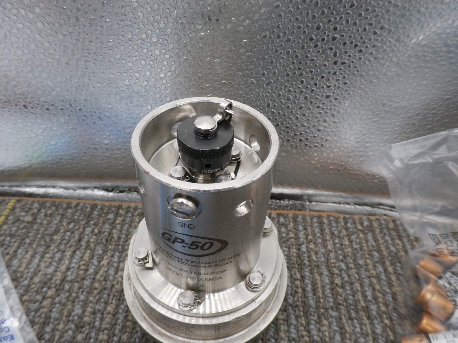 GP:50 Weco Hammer Union Pressure Transducer Transmitter Model # 370ASBCA