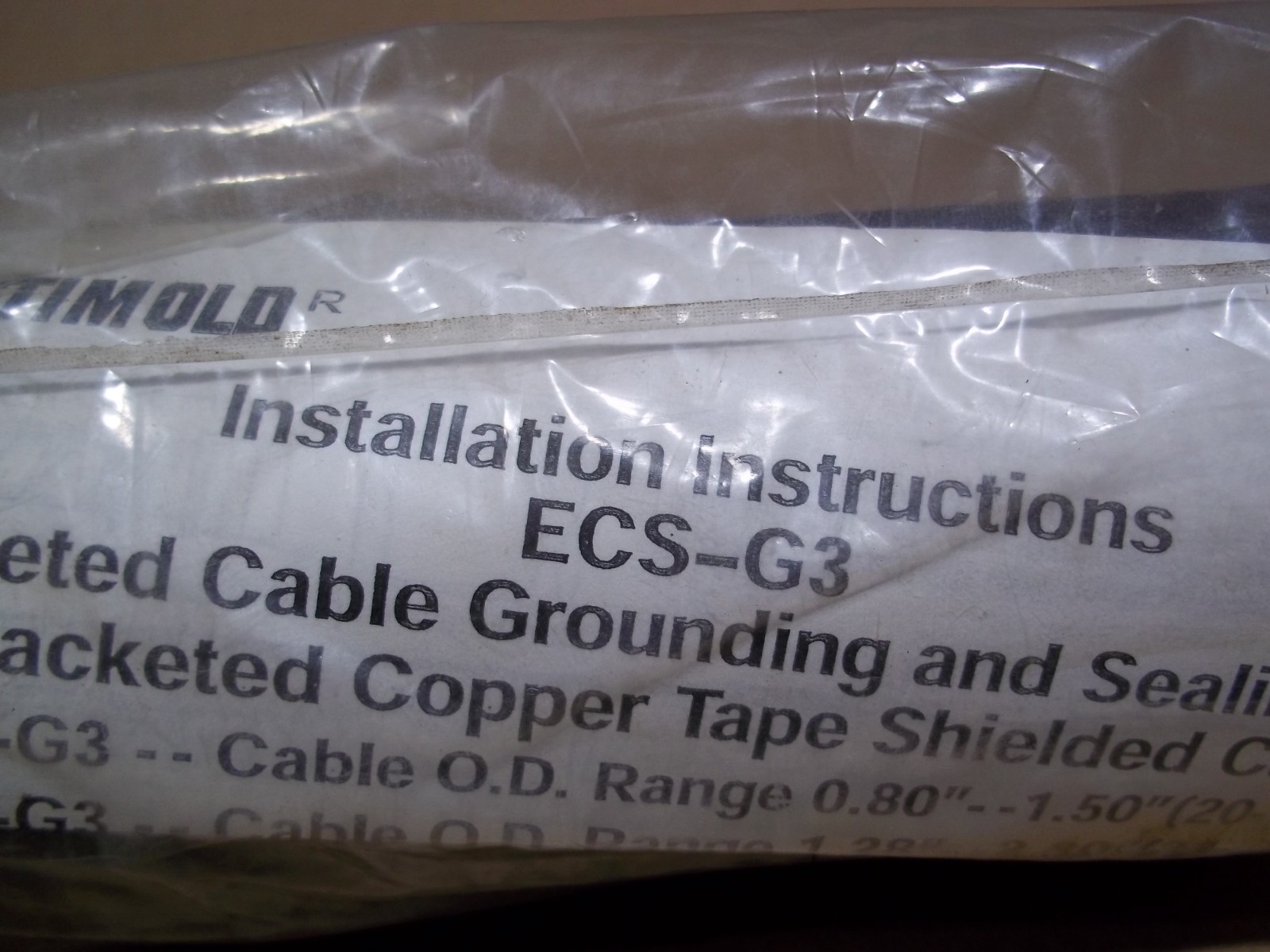 New Elastimold ECS-G3 Jacketed Cable Grounding and Sealing Kit