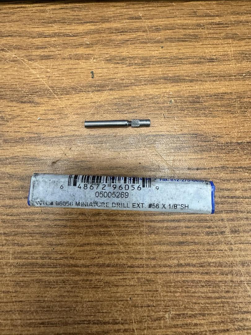 Whitney Tool 1/8″ Shank Miniature Drill Extension; #62 Drill Size GHA-132