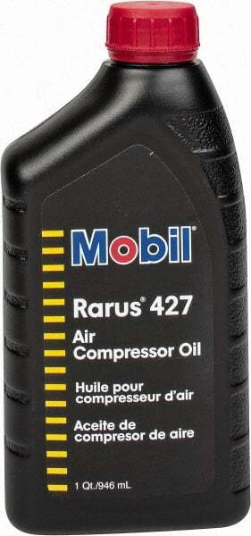 Mobil 123001 Air Compressor Oil, ISO 100, SAE 30, 1 Quart Bottle