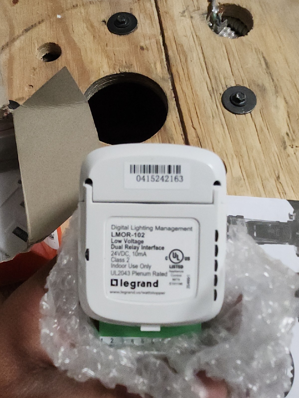 WattStopper Legrand LMOR-102 Low Voltage Dual Relay – NEW Fast Free Ship