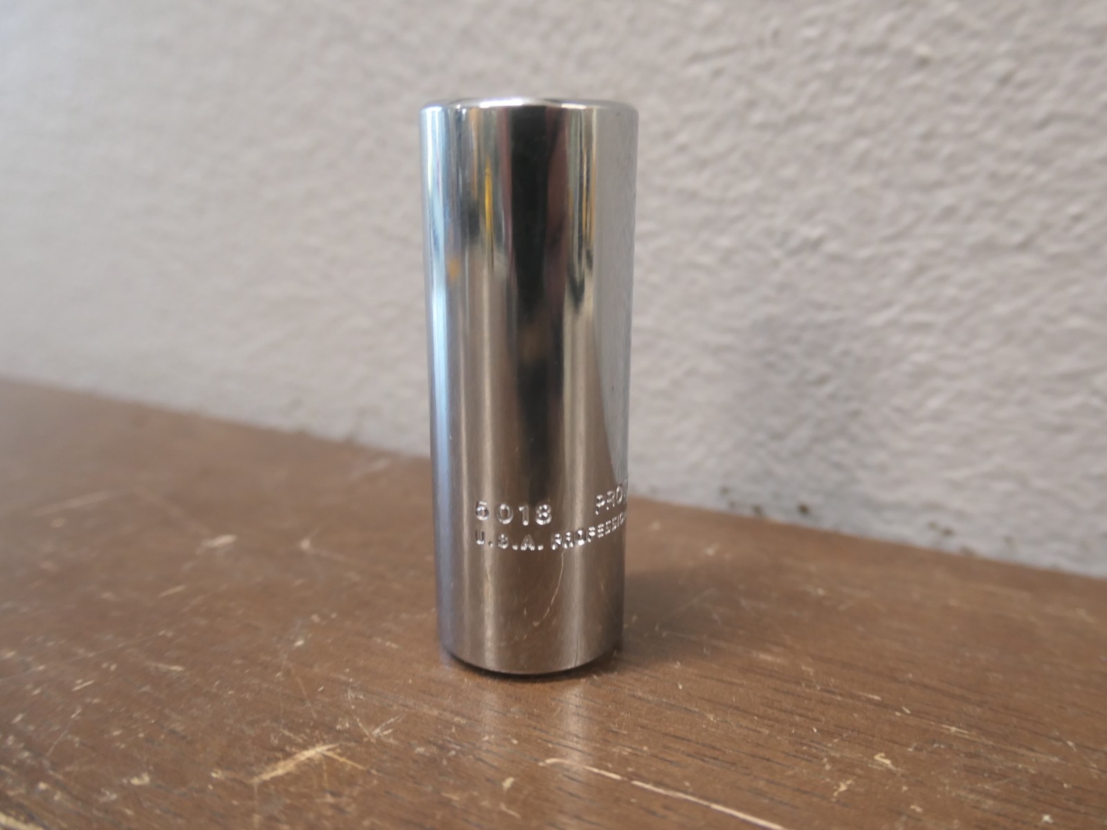Proto 5018 9/16in Deep Socket 3/8in Drive 6 Point Chrome SAE Tool