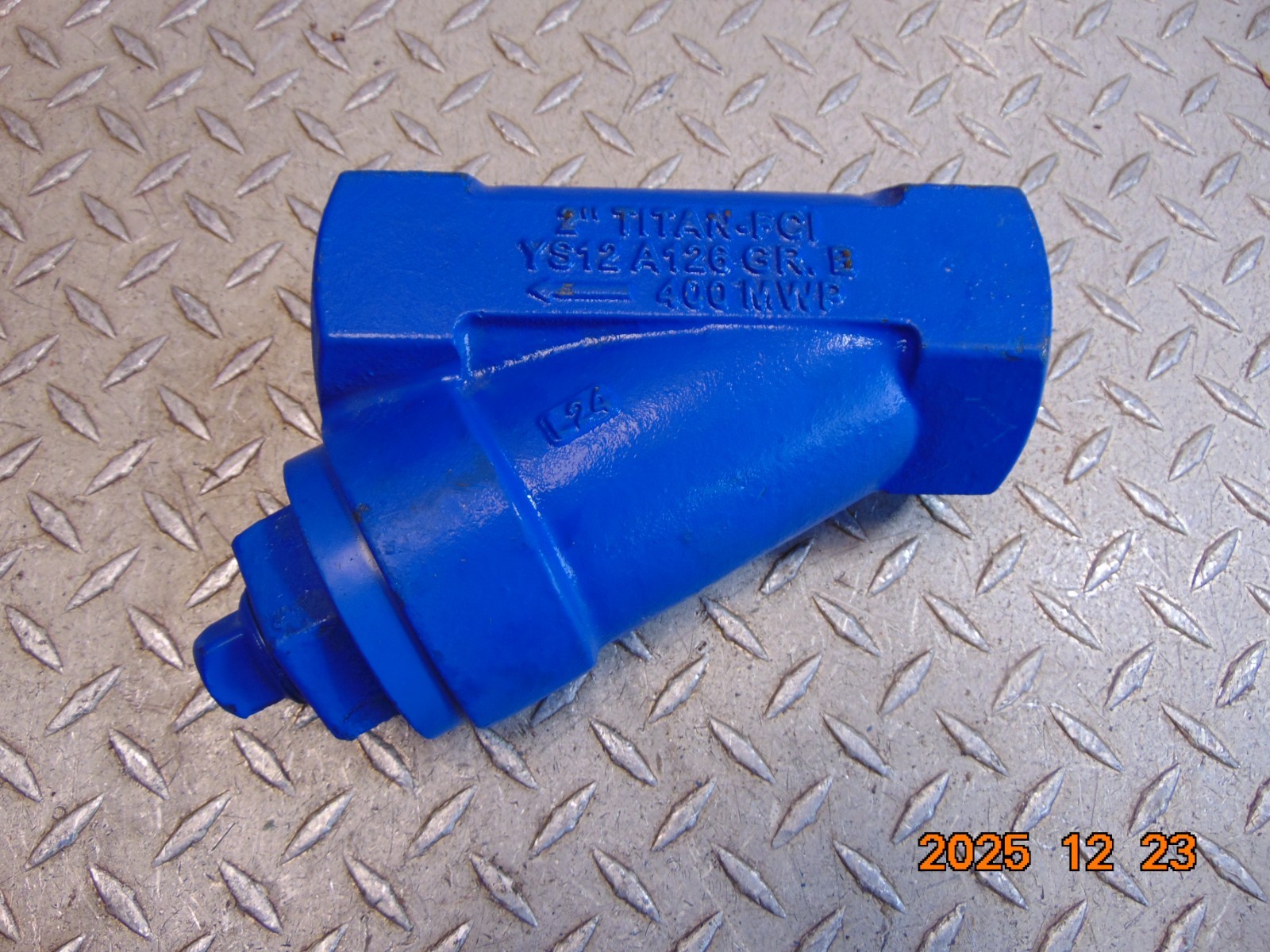 TITAN-FCI YS1 A126 GR.B 2″ CAST IRON Y-STRAINER TRAP