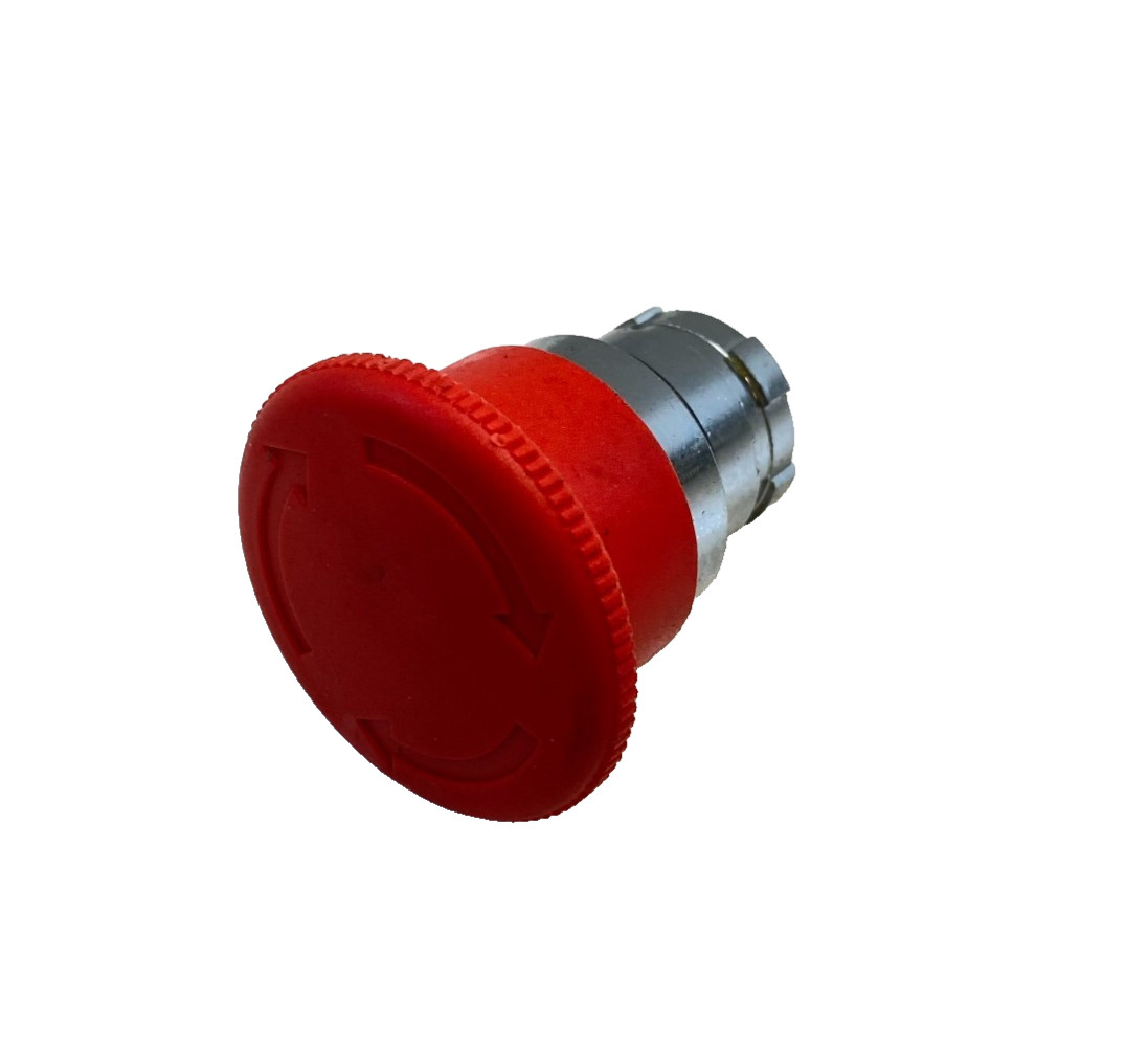 TELEMECANIQUE ZB2BS54 PUSHBUTTON OPERATOR MUSHROOM RED TWIST RELEASE (LOT OF 3)