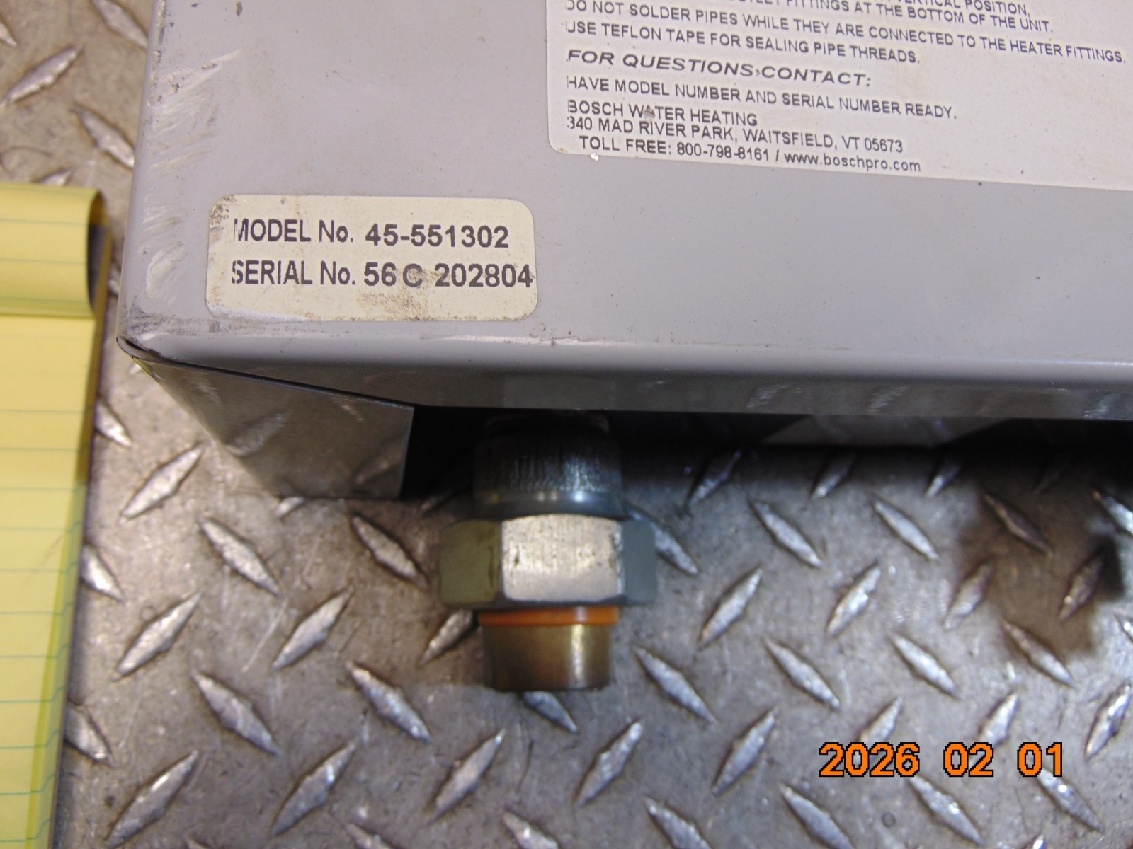 BOSCH RP27PT POWERSTREAM PRO ELECTRIC TANKLESS WATER HEATER 45-551302