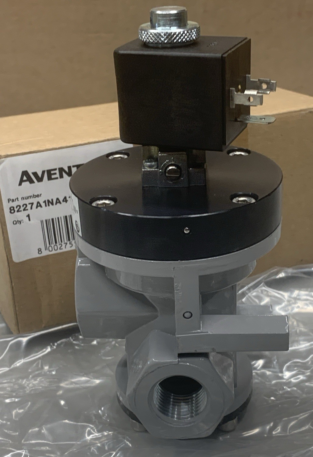 AVENTICS 8227A1NA41A00F1 POPPET VALVE 1/2″ PORTS **NEW**