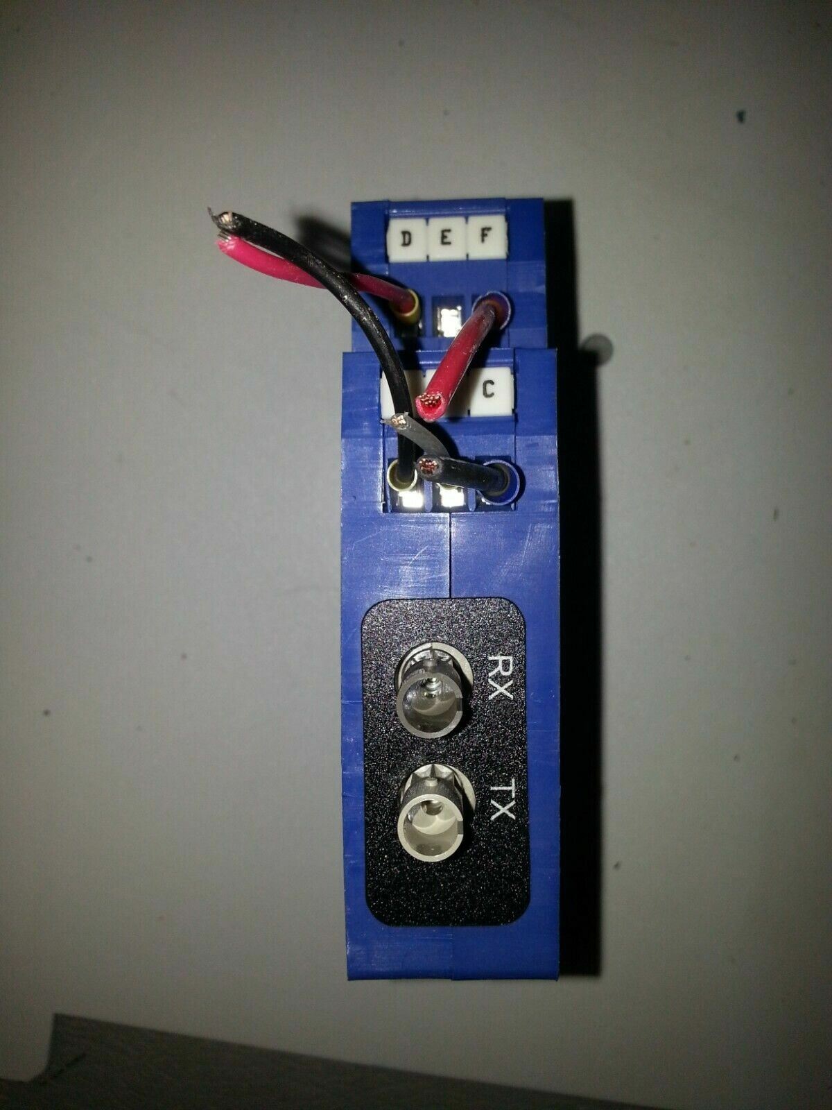 B&B Electronics FOSTCDR RS-232 RS-485 to Fiber Optic Converter Industrial Serial
