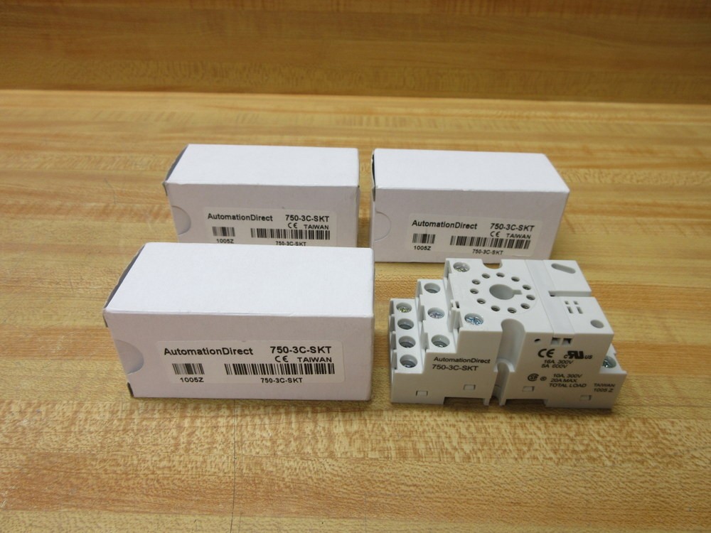 Automation Direct 750-3C-SKT Relay Socket 7503CSKT