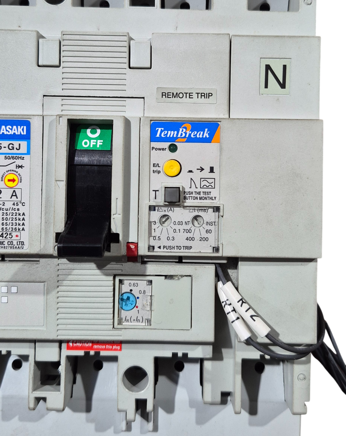 TERASAKI TemBreak ZS125-GJ 32A 4 Pole Circuit Breaker 8kA Rated 220-525V