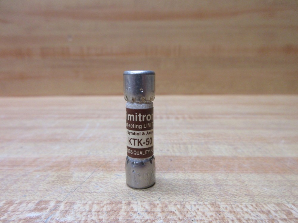 Buss KTK-50 Bussmann Fuse Cross Ref 1CW86 (Pack of 6)