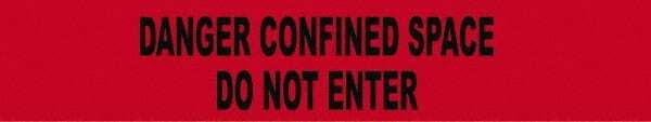 NMC PT52 Red Poly Barricade Tape: 3″ Wide x 1,000′ Long Roll