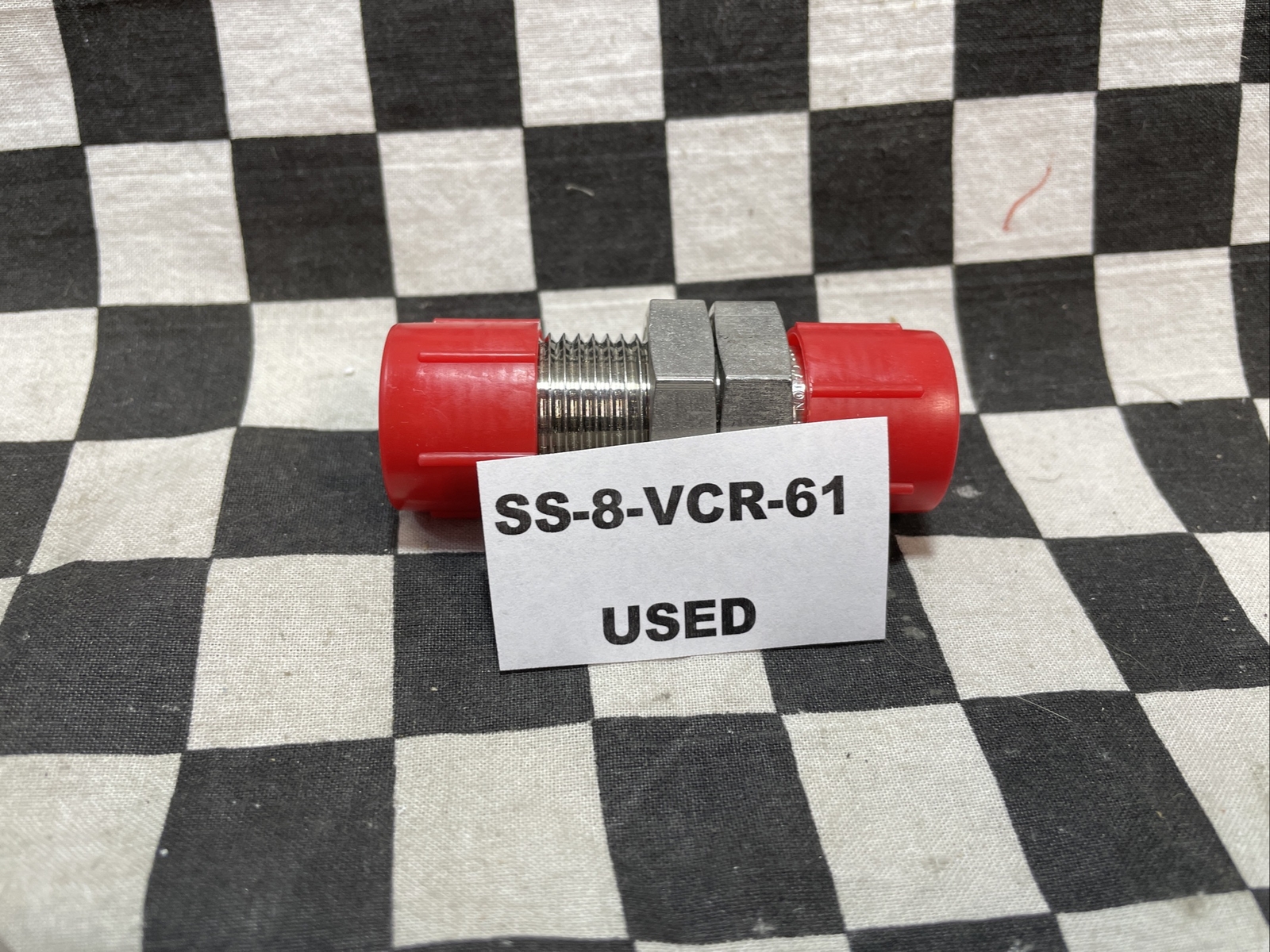 SWAGELOK VCR 1/2″ SS-8-VCR-CP SS-8-VCR-P SS-8-VCR-T SS-8-VCR-9 LOT OF 10#1215P13