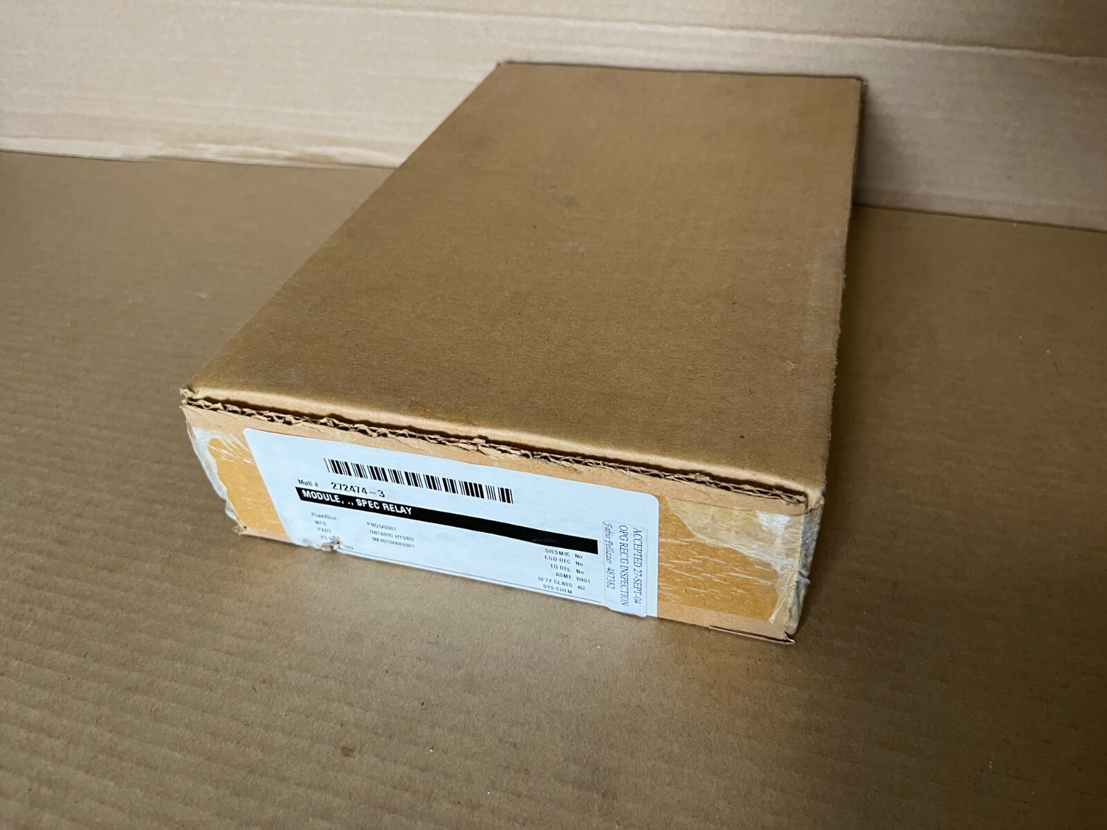 Kanata Electronic Services, Relay Module, Type 2A, 686J4074