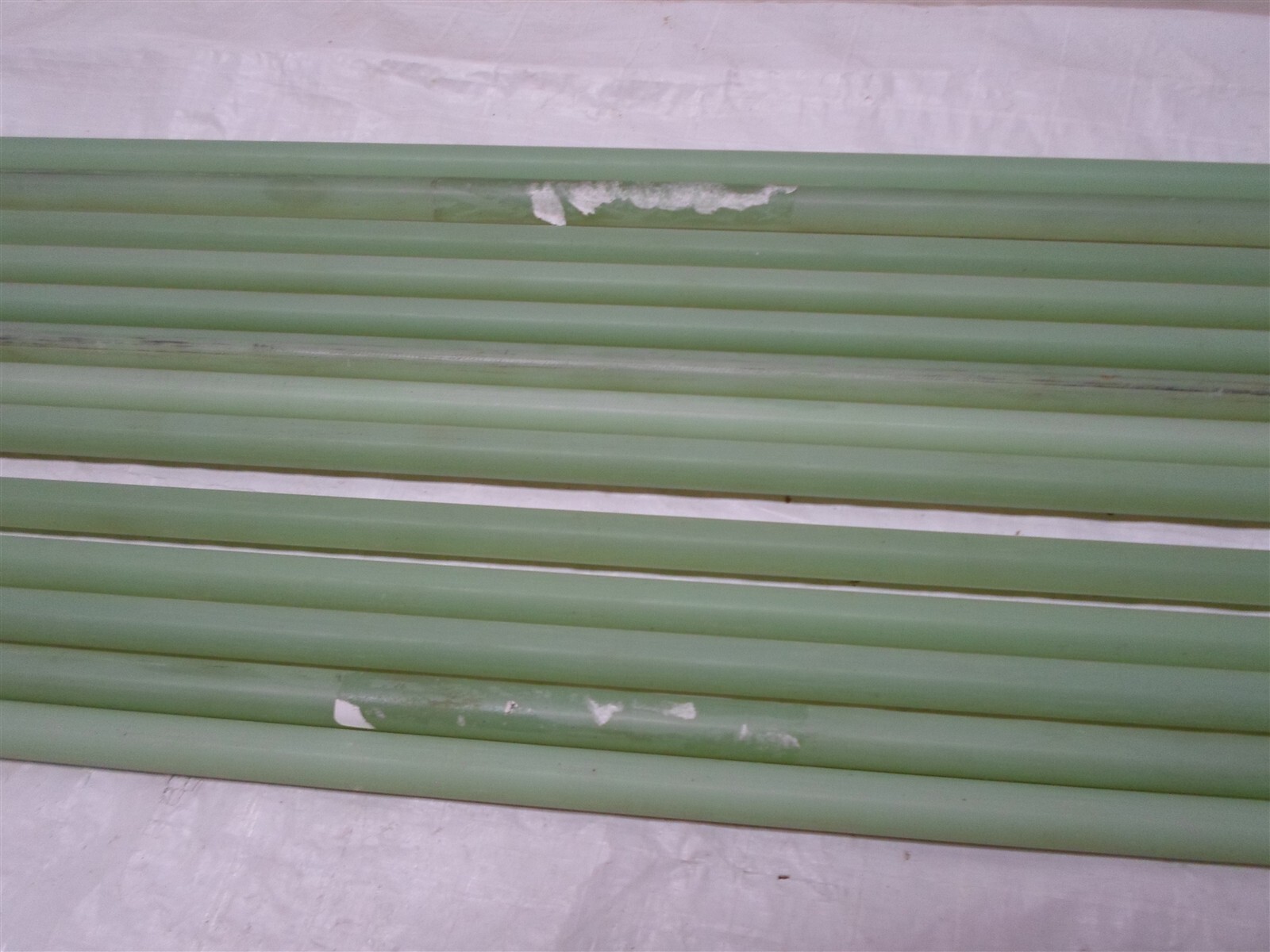 Qty = 13 Plastic Rods: ThyssenKrupp Materials NA AIN Plastics, 1/2″ x 48 1/8″