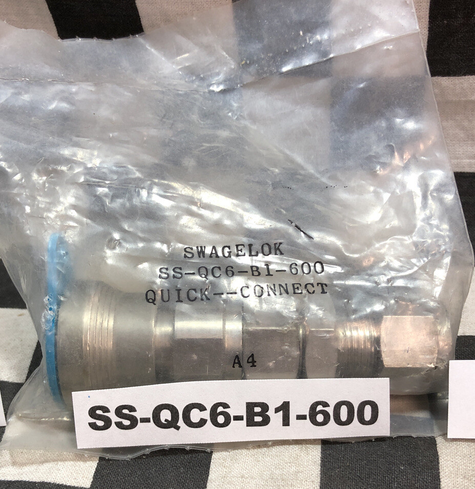 Swagelok Quick Connect SS-QC4-B-4PM SS-QC6-B-4PM SS-QC6-B1-600 SS-QC6-B-6PM #Y25