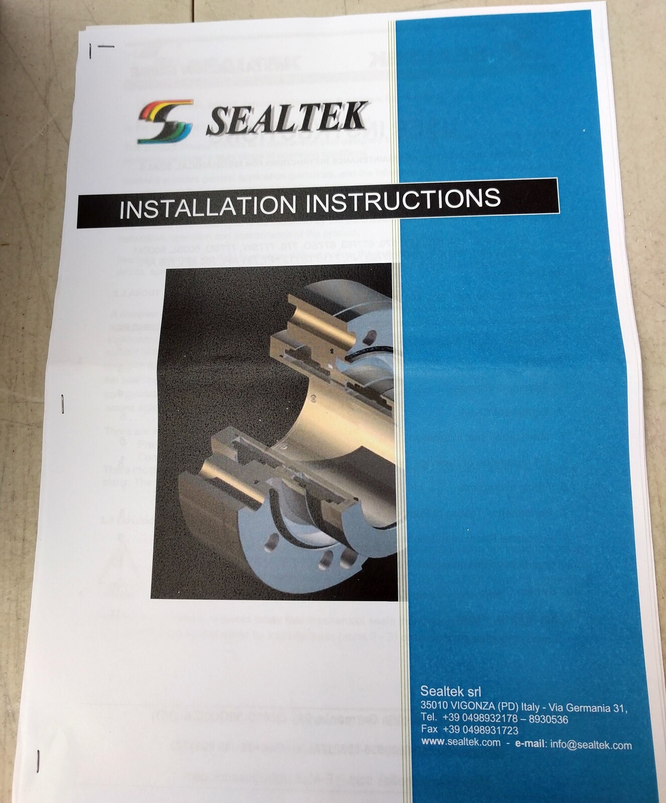 Sealtek Mechanical Seal Style 711 API682 711FBAPI042 SC/SC Q2Q2VMG6AQ2 API 682