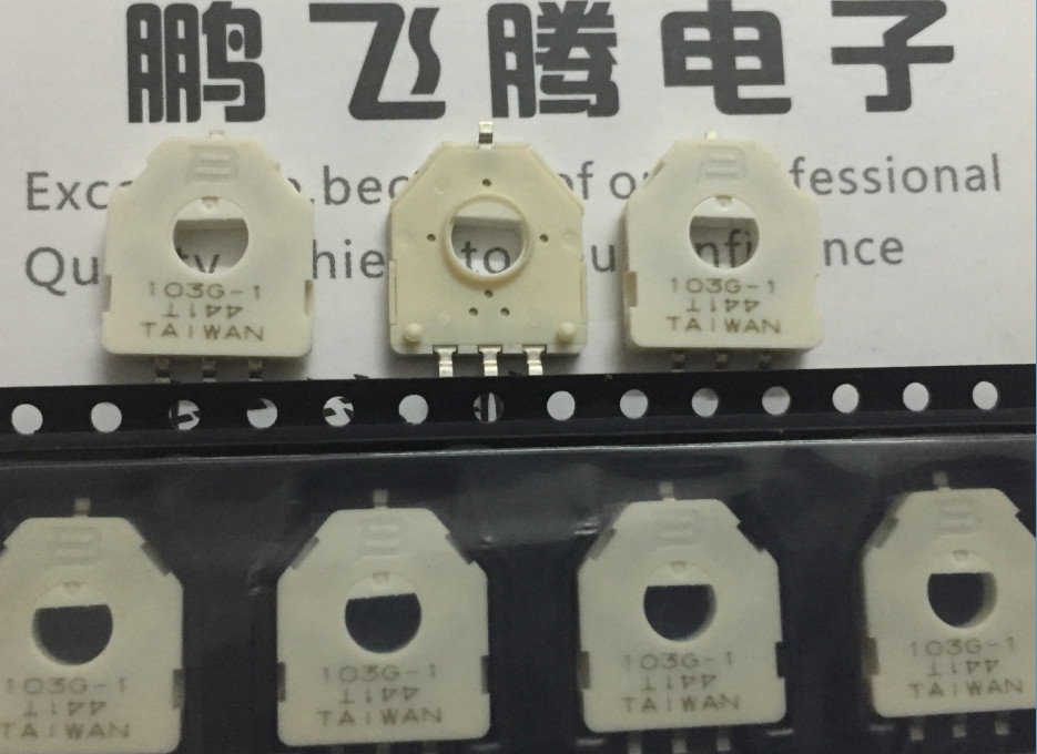 1x BOURNS 3382G-1-103G resistive rotation sensor B10K angular position detection