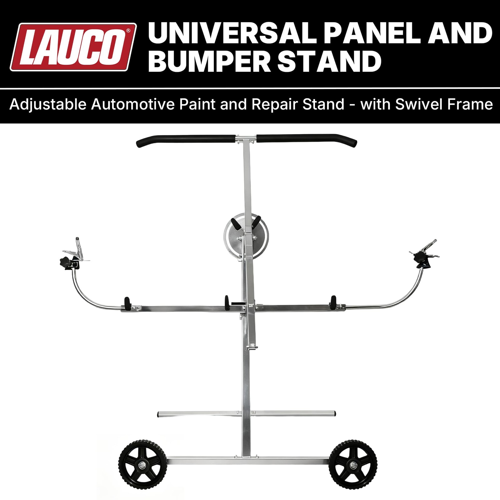 LAUCO Universal Panel and Bumper Stand – Adjustable Car Painting & Repair Stand