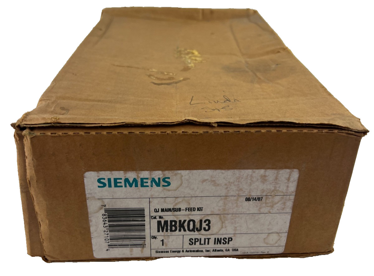 Siemens MBKFD3A Main Mounting Hardware Breaker Kit FXD FD HFD 250A 3P — READ