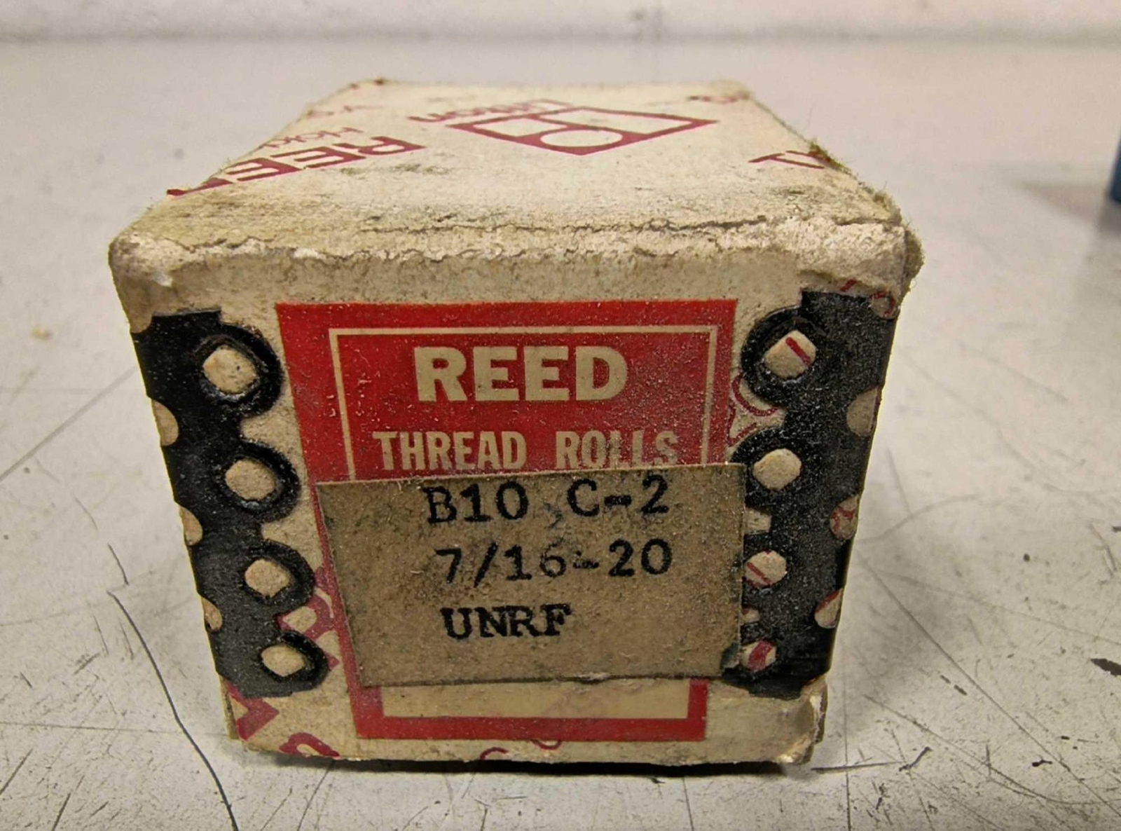 (7) B10 Thread Roll Dies, Reed & Winter, 7/16 20 & 24 UNRF, 1/4 20 & 28 + More