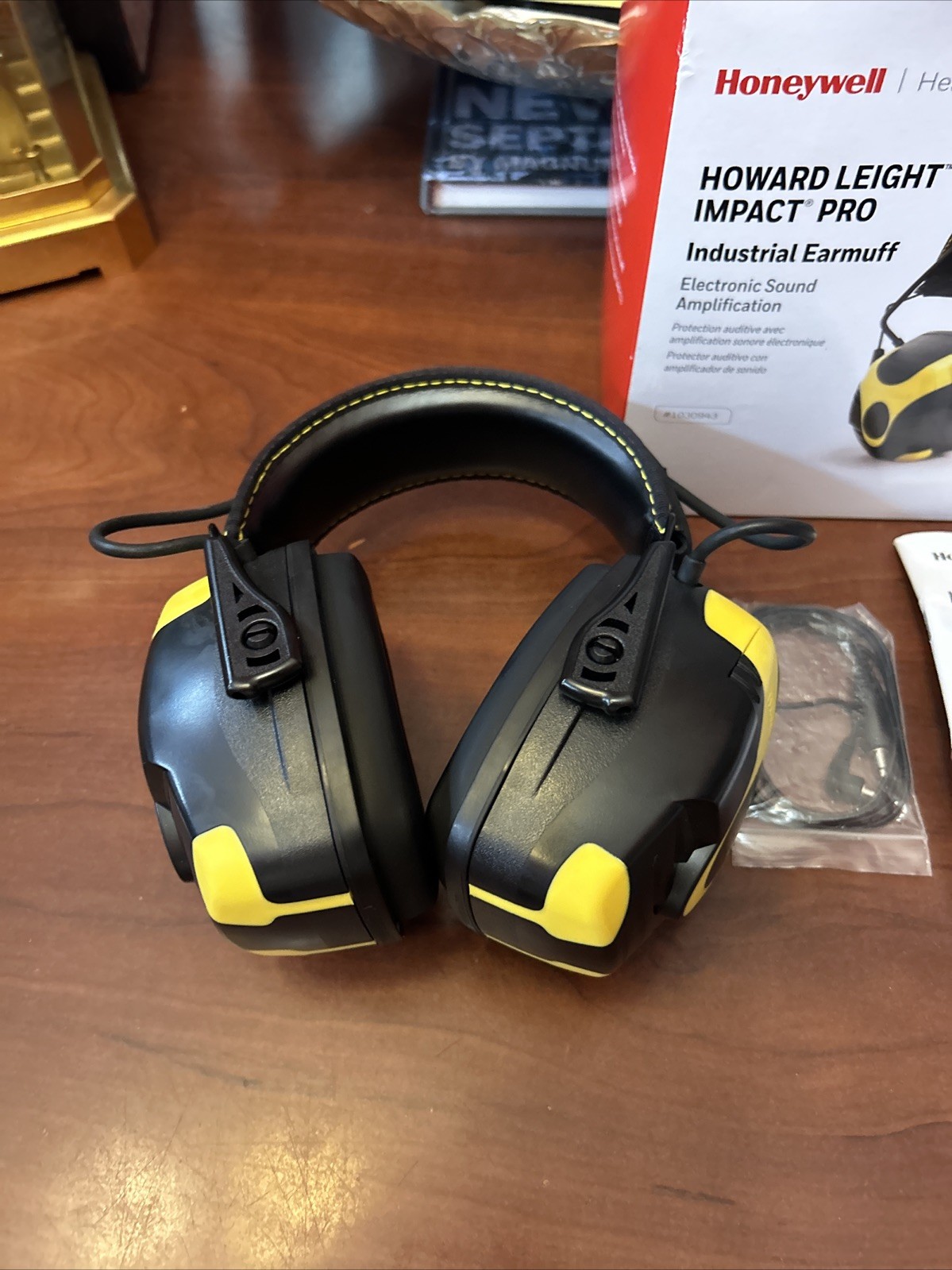 Honeywell Howard Leight 1030943 Impact Pro Over-The-Head Ear Muffs, 30 Db Nrr,
