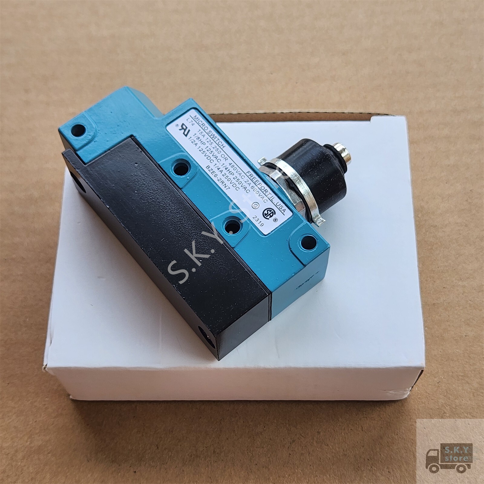 1 x NEW MICROSWITCH BZE6-2RN7 LIMIT SWITCH, for HONEYWELL BZE6 Series Switch