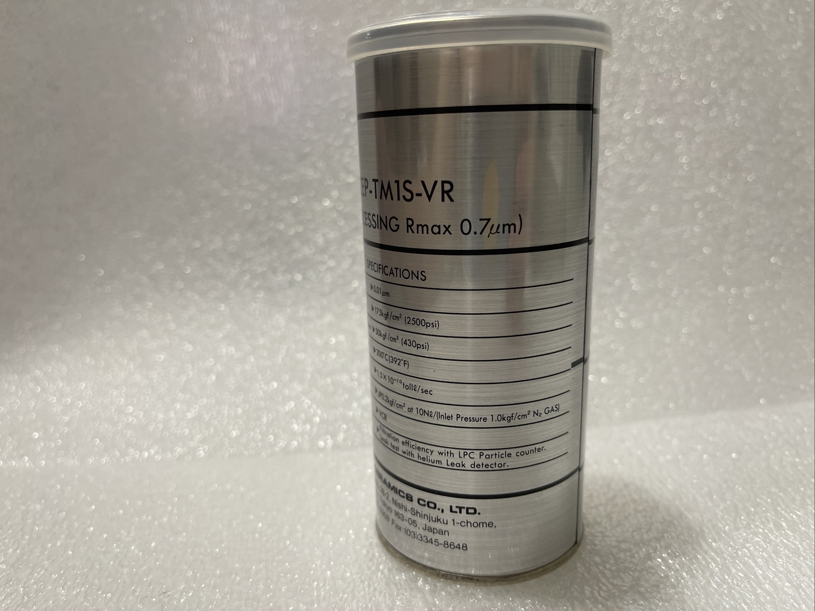 New,TOSHIBA CEP-TM1S-VR-PC Processing Rmax 0.7Mm, CE Pure In-Line Gas Filter.