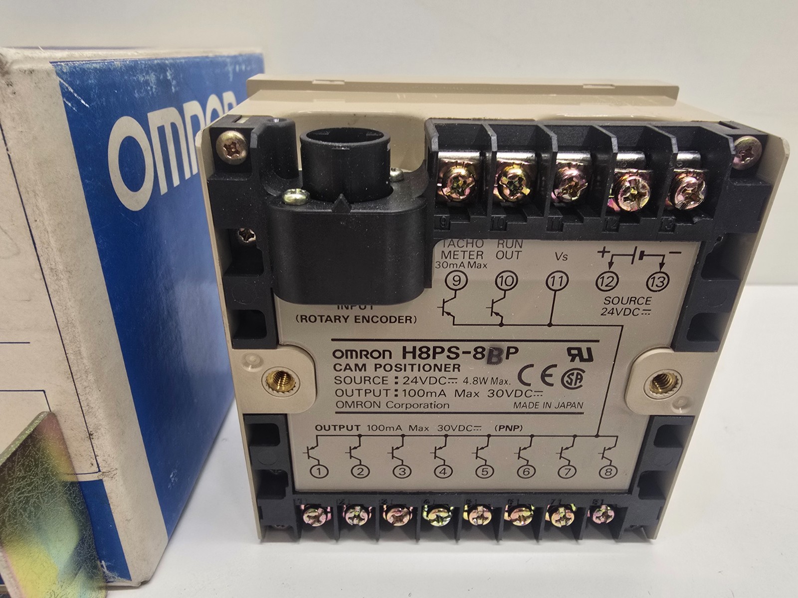 NEW IN BOX! OMRON 24VDC CAM POSITIONER H8PS-8BP