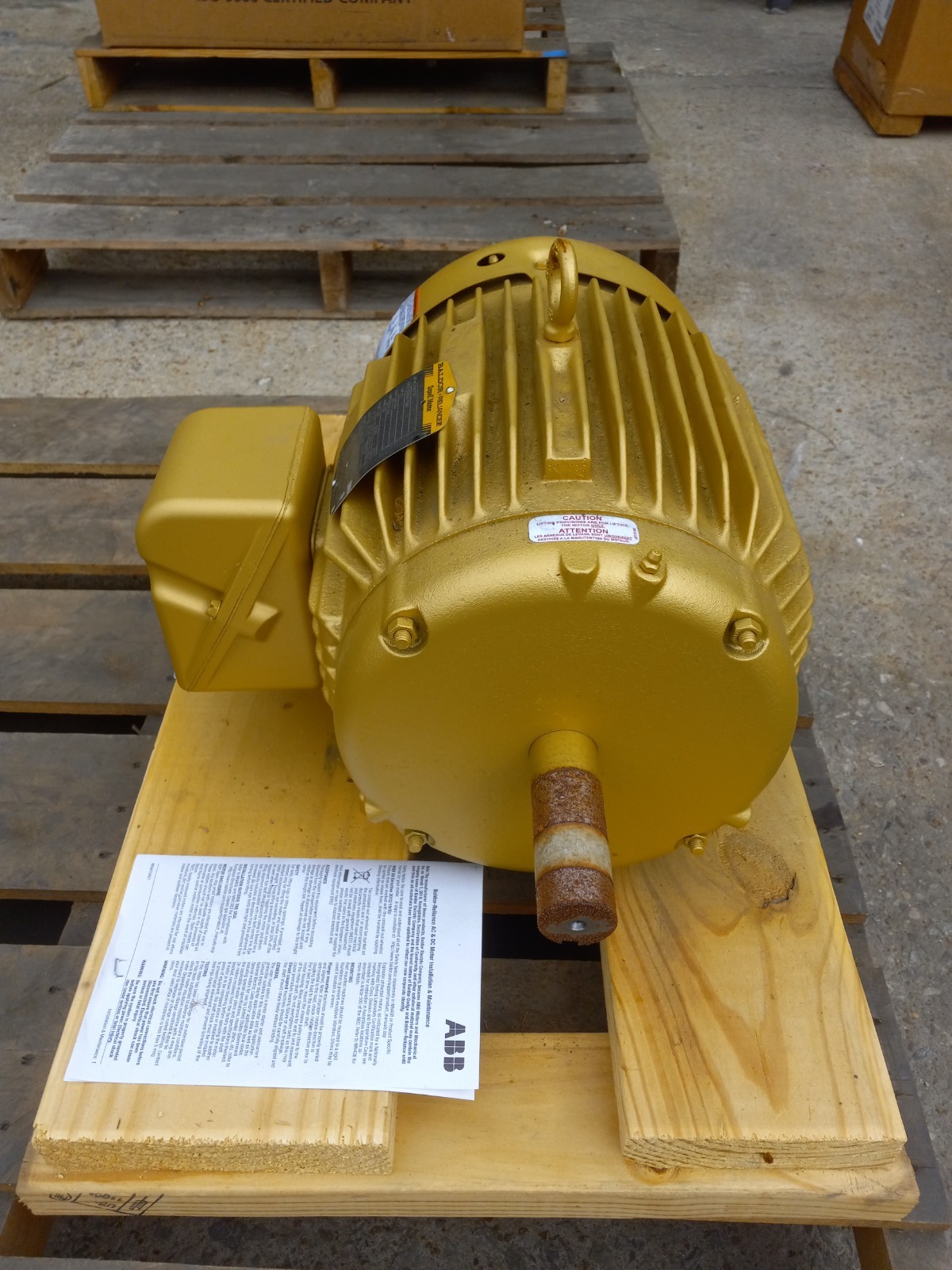 10 HP BALDOR RELIANCE SUPER E MOTOR EM3774T 1760 RPM 215T FRAME
