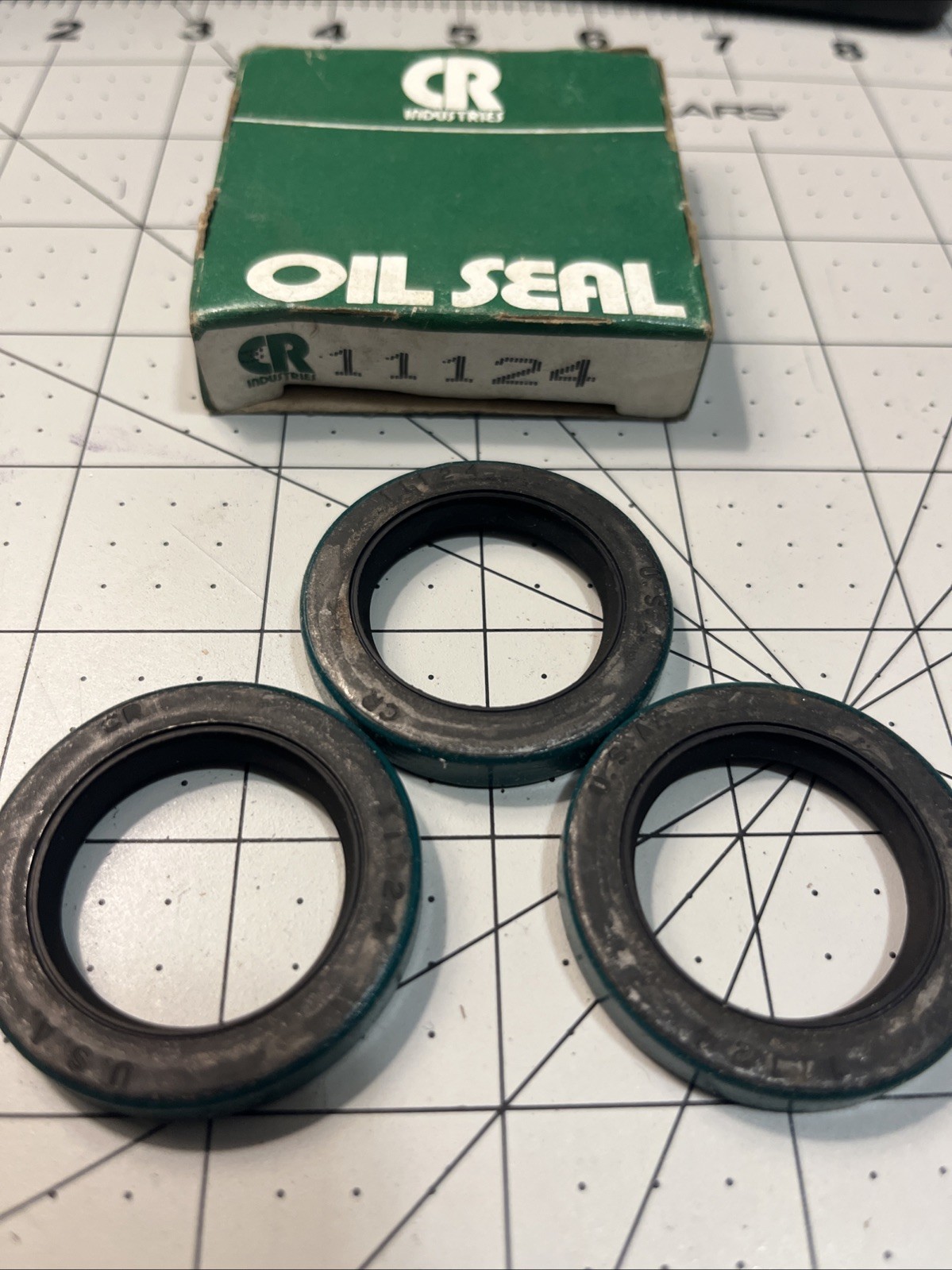 LOT OF 3 NIB CHICAGO RAWHIDE 11124 OIL SEALS