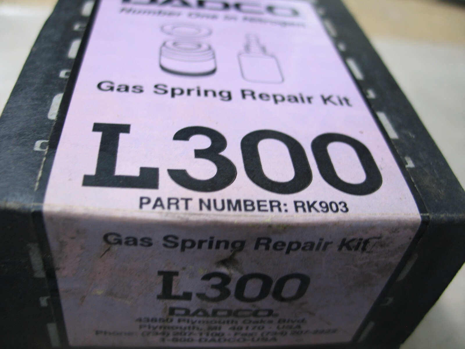 NIB DADCO RK903 L300 GAS SPRING REPAIR KIT P9910