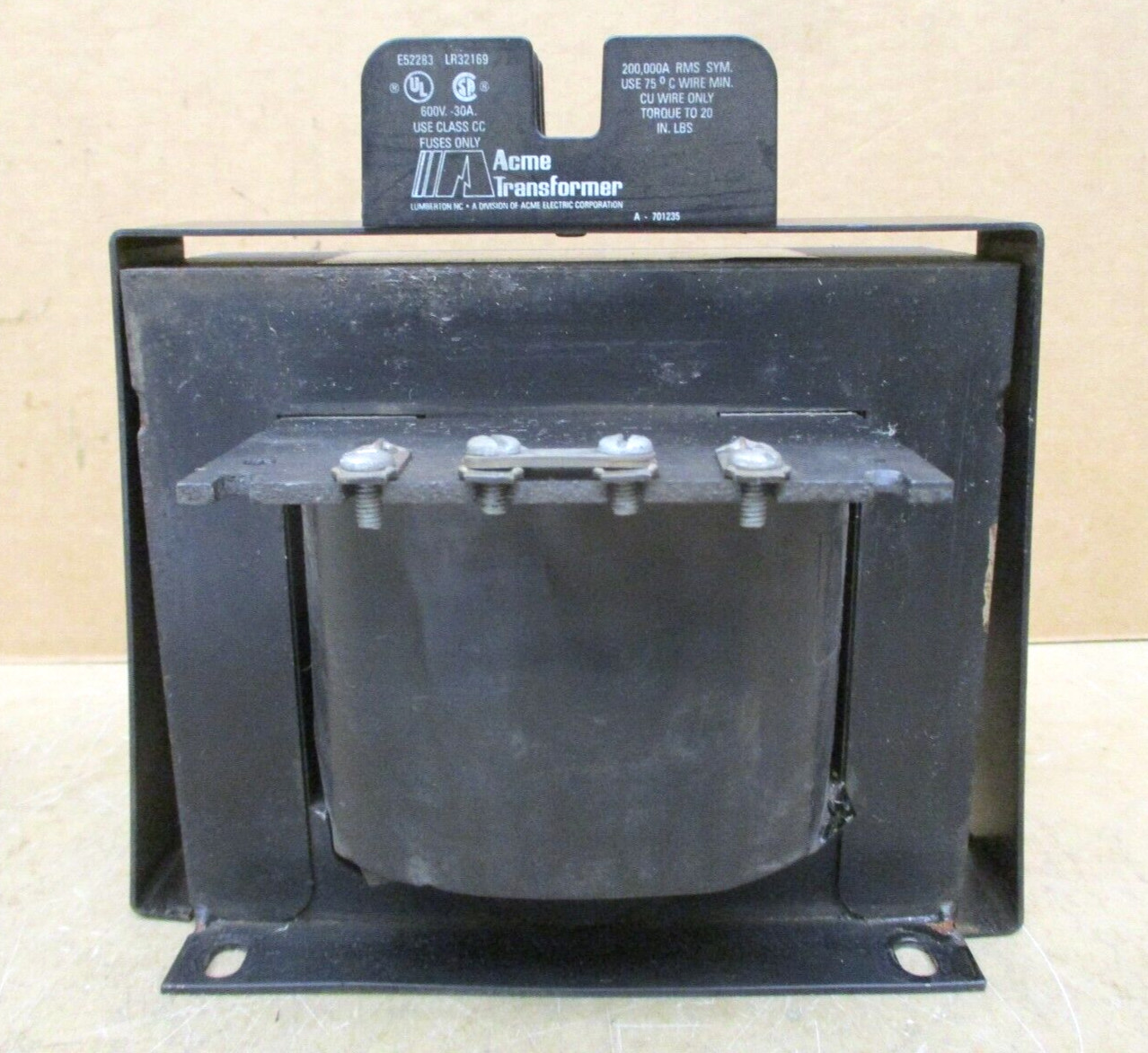 ACME TA-2-81217 1000VA Industrial Control Transformer 48248ISU