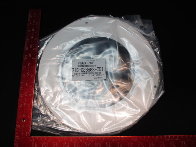 LAM RESEARCH (LAM) 716-028688-581 COORS CERAMICS CO. CLAMP,WAFER,SHADOW NOSE 8″