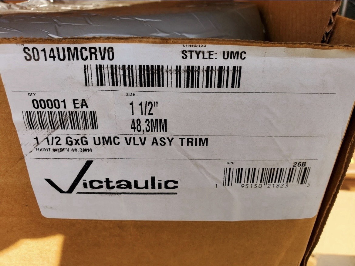 [New]- VICTAULIC UMC FIRE SPRINKLER SYSTEM CONTROLLER SIZE-1 1/2 48-3MM