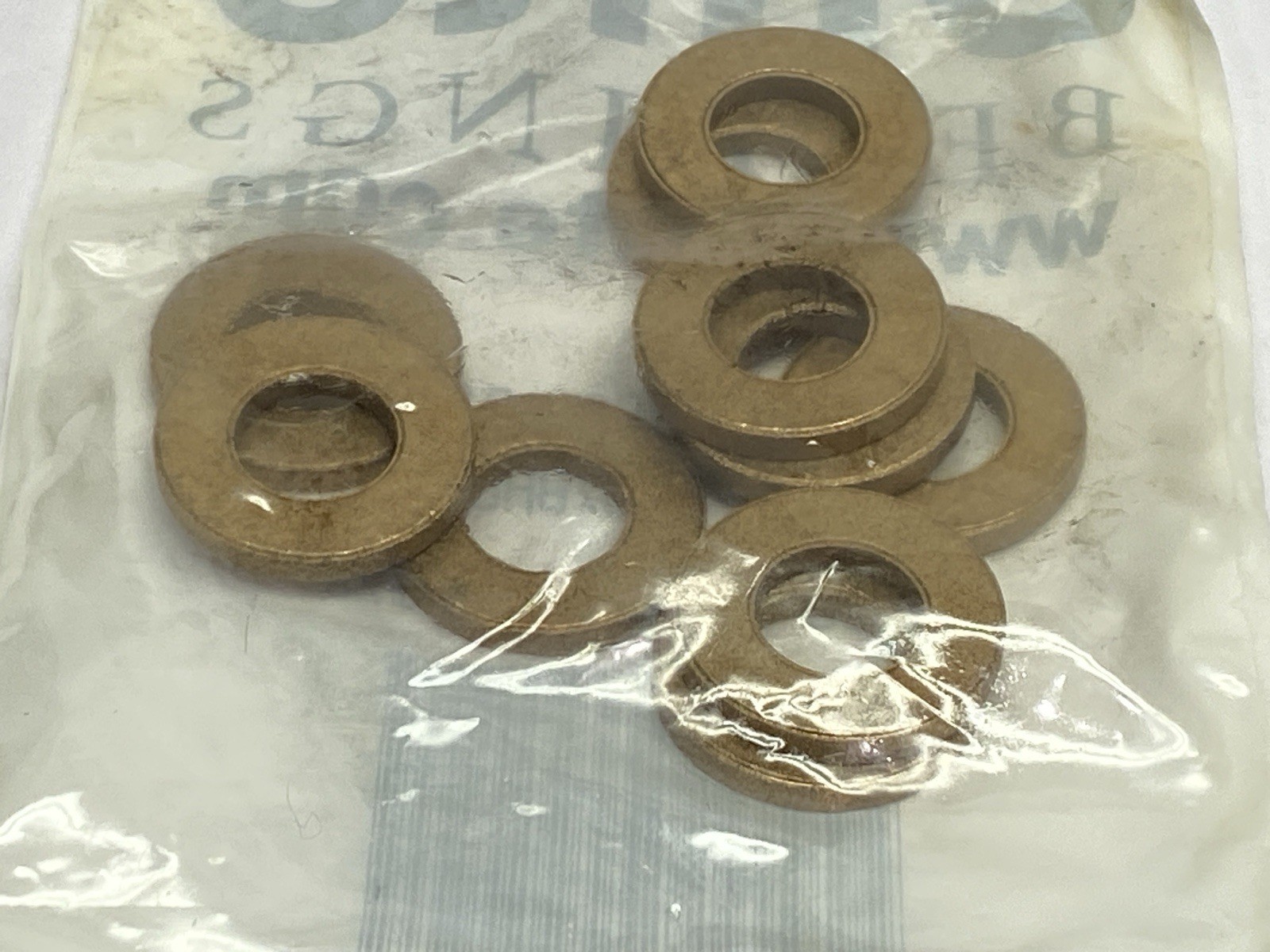 Oilite TT1001-01B Thrust Washer 0.5″ Bore 1″ OD 0.125″ Wide PKG OF 10