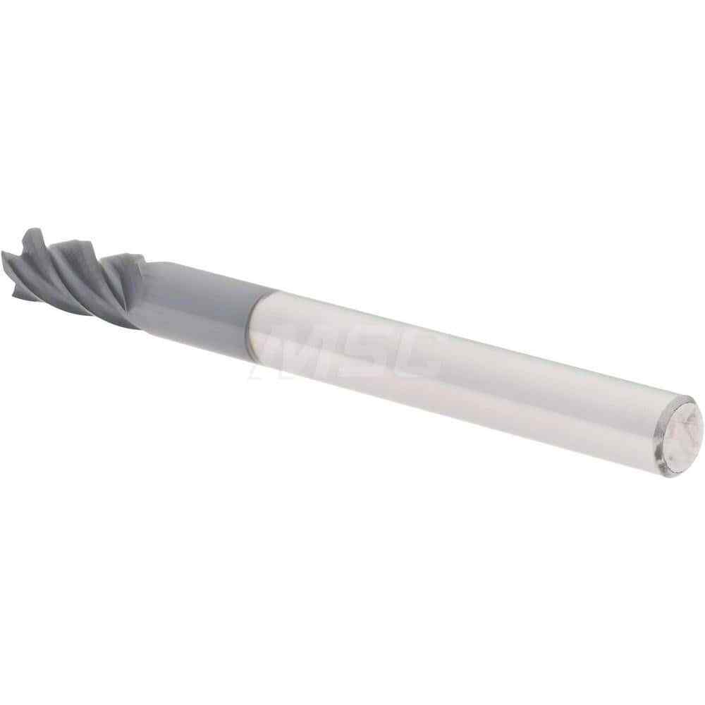 Accupro 3/16″ Solid Carbide Square End Mill, 3/8” LOC, 3/16” Shank, 4 Flutes