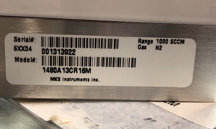 MKS ALTA DIGITAL MASS FLOW 1/4″ VCR , 1480A13CR16M, N2, 1000 SCCM, #115N2
