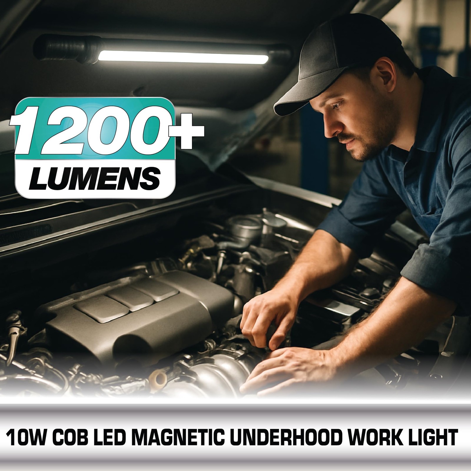Omni Tools 1200+ Lumen Rechargeable Underhood Work Light
