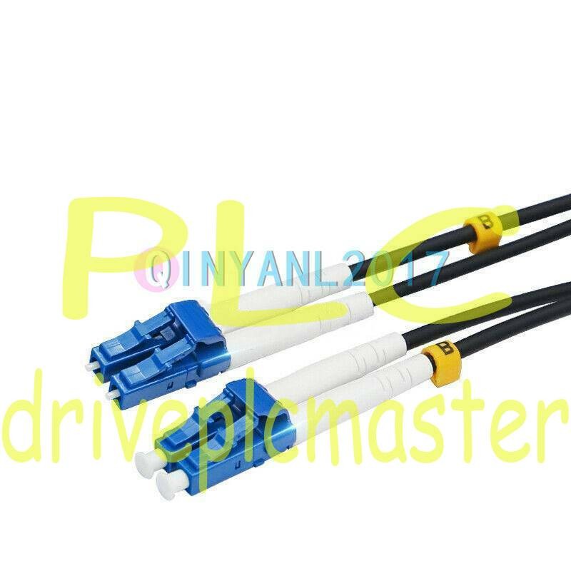 Black Armored Fiber Cable Duplex Fiber Optic Patch Cord 150M LC-LC UPC SM 9/125