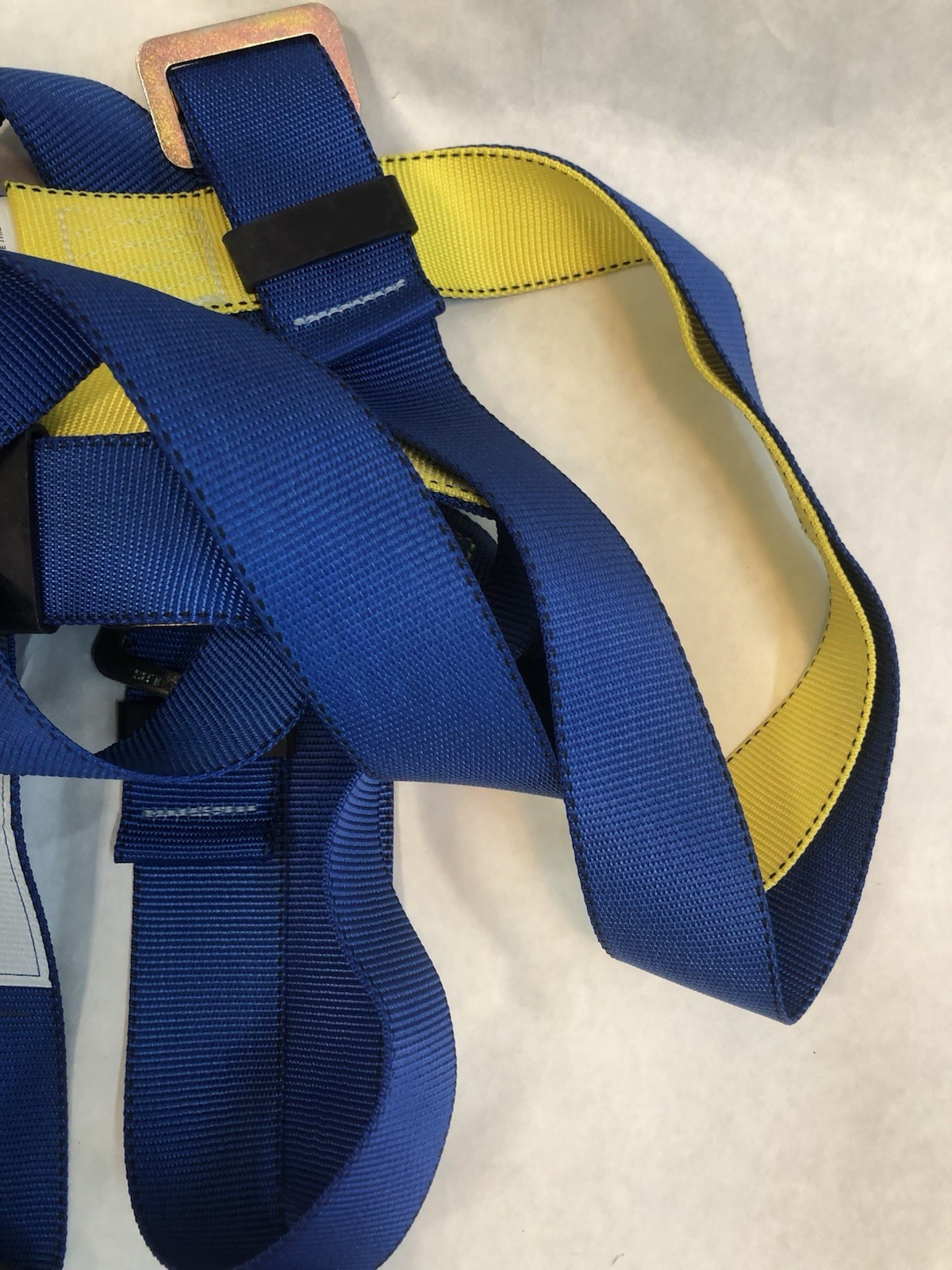 Protecta AB17510-standard Full Body Safety Harness Set Blue 2 ft Lanyard