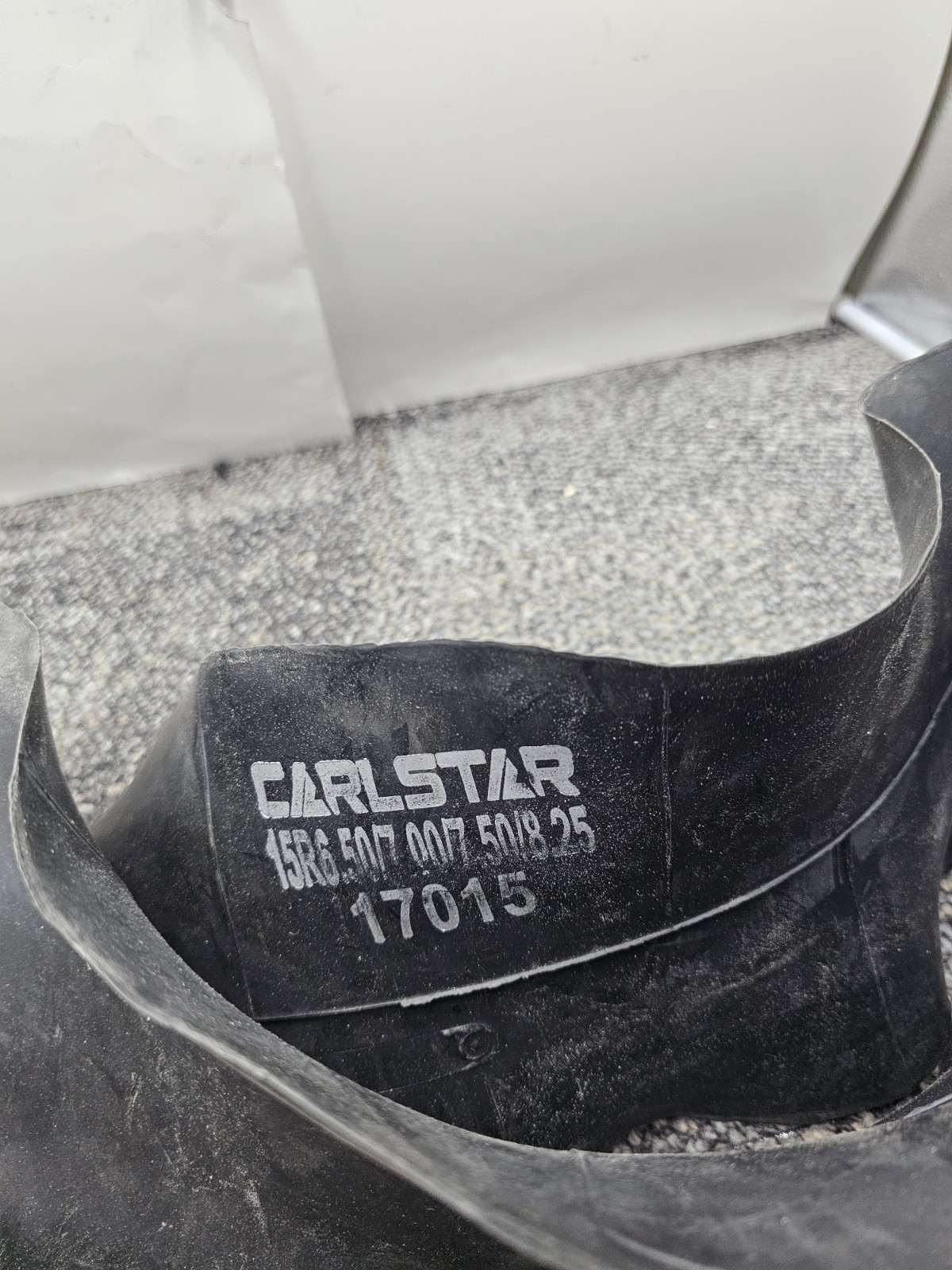 Carlstar 17015 Industrial Flap 15R6.50/7.00/7.50/8.25 Tube Liner Size Rubber