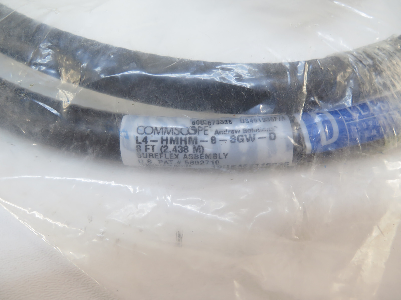 COMMSCOPE L4-HMHM-8-SGW-D Jumper Weather Proofing 8ft, 4.3-10 (M) to 4.3-10 (M)