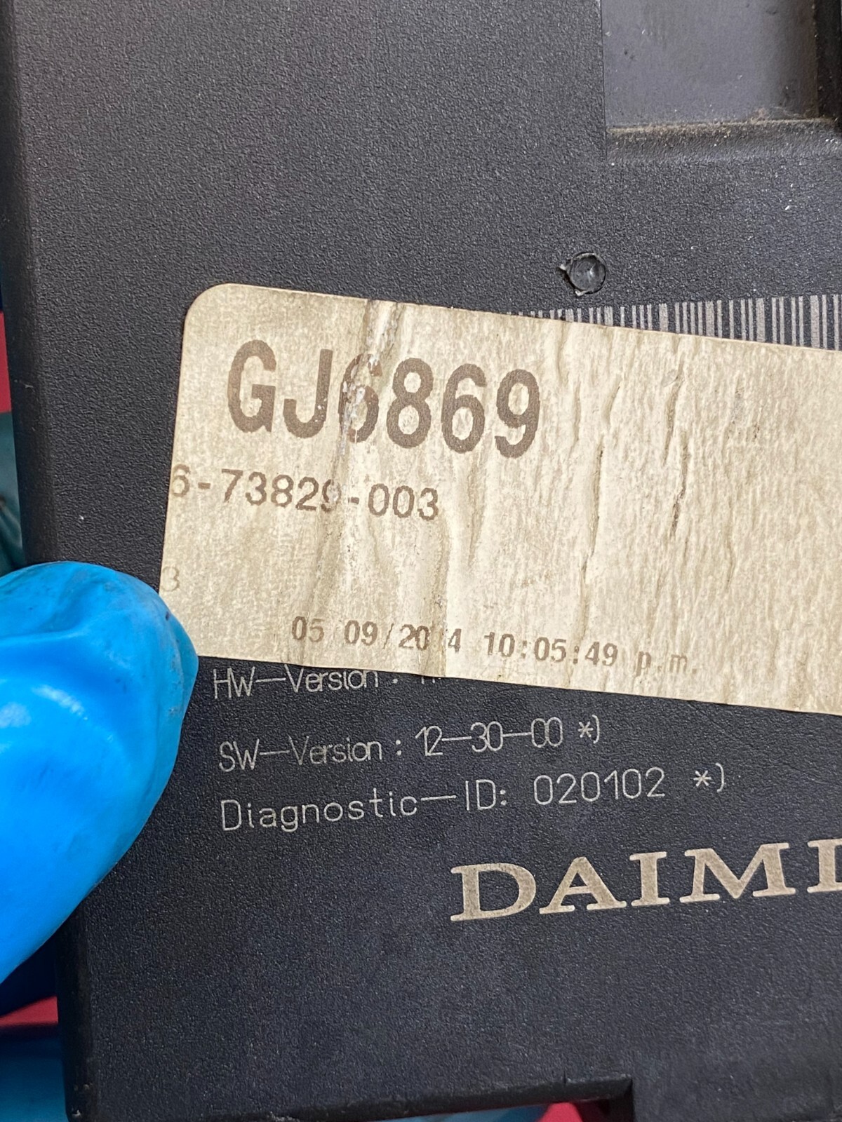 FREIGHTLINER DAIMLER CCM CHASSIS CONTROL MODULE A06 73829 003, BCM #GJ6869