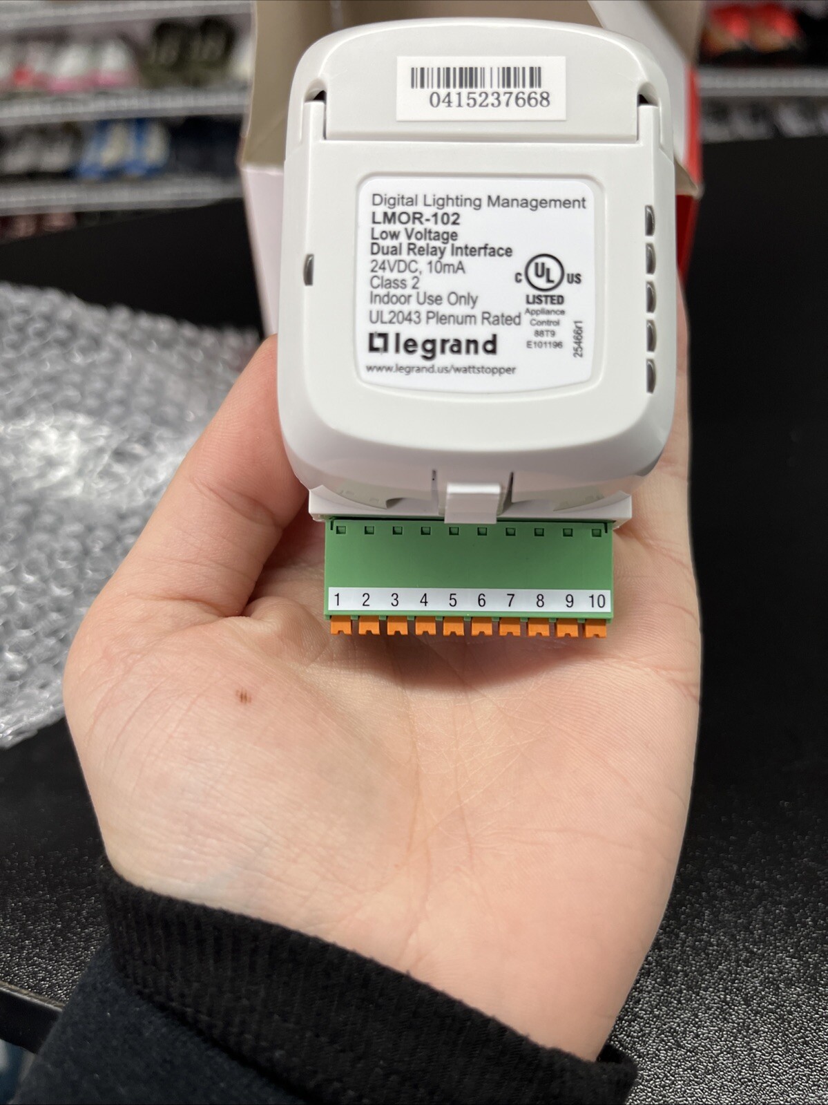 WattStopper legrand LMOR-102 Low Voltage Dual Relay Interface