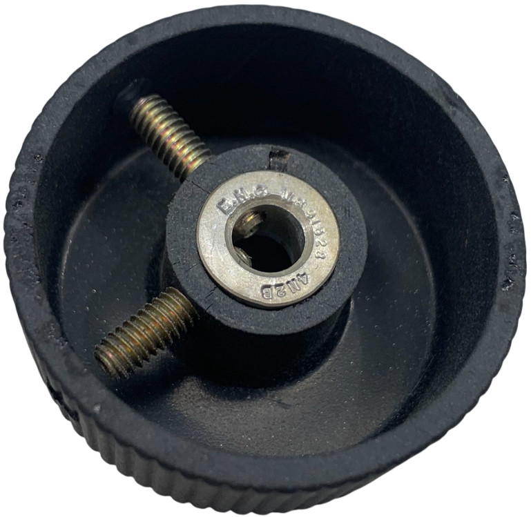 1x Raytheon EHC 175-1-2G MS91528-4N2B Black Knob Mil Spec 1/4″ Shaft 1.75″ DIA