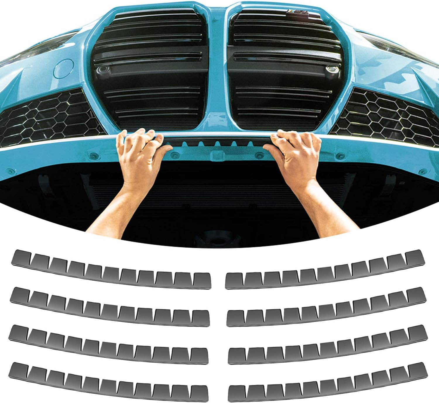 8 Pack Universal Bumper Guard – Anti-Scratch Protector for Cars & SUVs